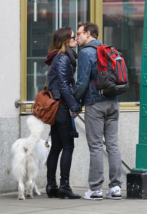 Olivia Wilde out walking her dog in New York City - February 16, 2013 