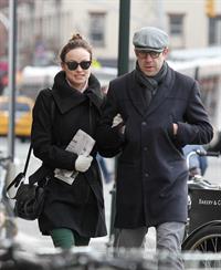 Olivia Wilde out walking in New York City on February 20, 2013