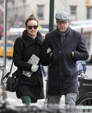 Olivia Wilde out walking in New York City on February 20, 2013
