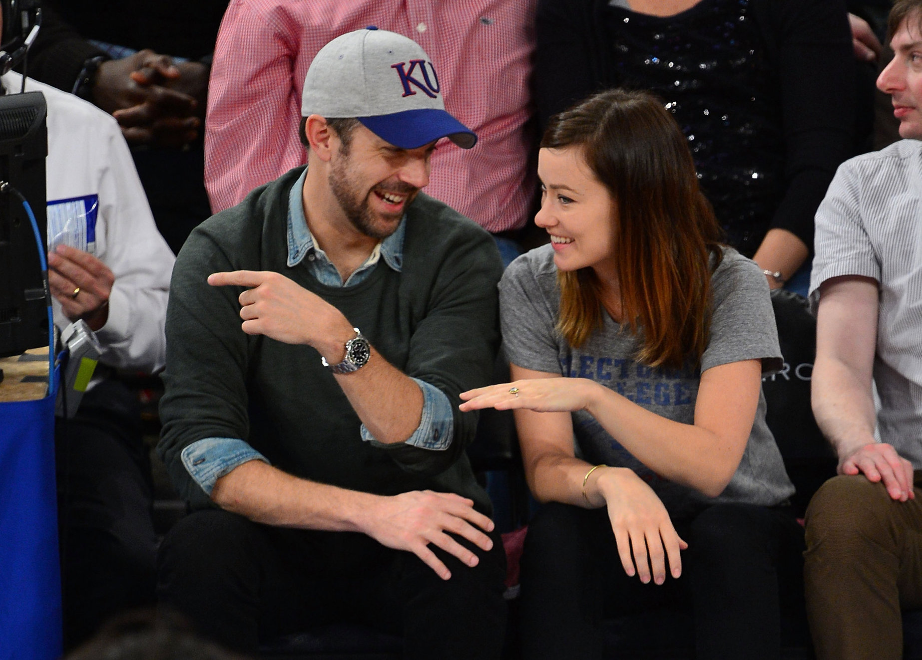 Olivia Wilde - Raptors vs Knicks game in NYC 3/23/13  