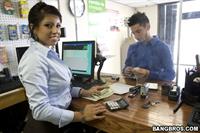 Dollce Dearest in Working Latinas “Money Exchange Place” with Joey Ray
Released: October 16, 2007
Welcome back to Working Latinas. Today I’ll introduce you to Dollce. She works at some money exchange place because she said that she is really good with numbers and she likes money. Well, who doesn’t? But beside of that she also likes sex, it’s not that she likes it; she said she loves it, kinda addicted to it like every Latin girl who comes to my place. Well she saw my ad and decided to answer it. Now she is here. So I was like let’s see if you are as good in sex as you are good in numbers. Let me tell you, judging by the performance she had accompanied by Joey Ray she must be genius in math. This girl is crazy, in a good way of course. The sex was great, blowjob was classical, and the whole thing came out pretty well. Just go ahead and check it out!!!!