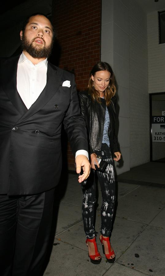 Olivia Wilde at Mr Chow's Restaurant in Beverly Hills - June 12, 2013 