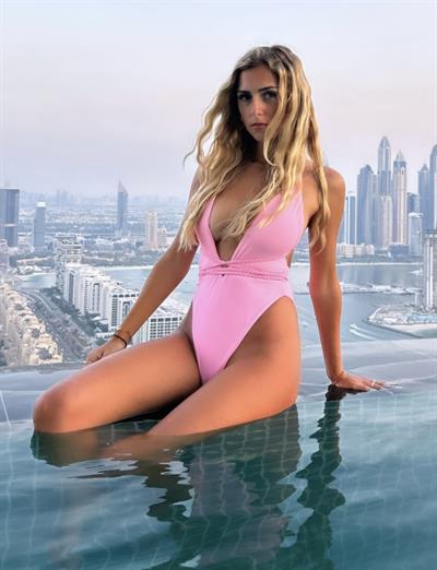 Eleanor Ham by the pool