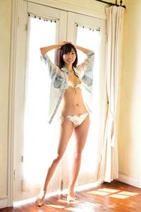 Risa Yoshiki in a bikini