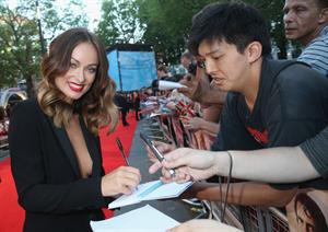 Olivia Wilde attending the  Rush  World Premiere on September 2, 2013