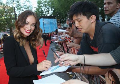Olivia Wilde attending the  Rush  World Premiere on September 2, 2013