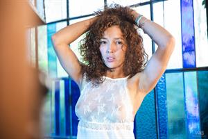 Kinky Bunny Nude Pictures Kinky Bunny: With A Dildo On The Stairs