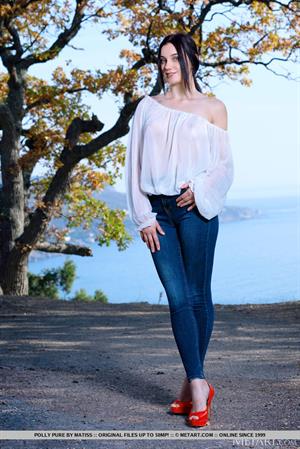 Polly Pure Nude Pictures Blue Jeans