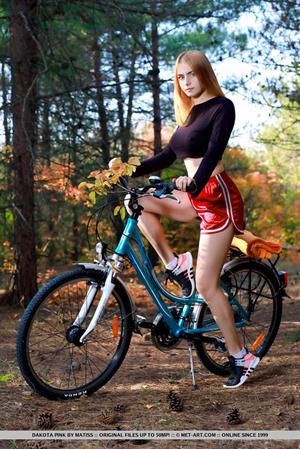 Dakota Pink in Shorts