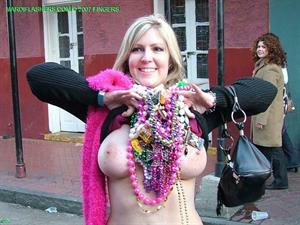 Topless women at Mardi Gras 2024 