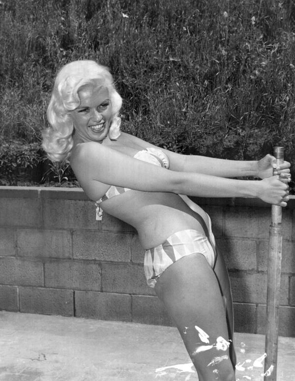 Jayne Mansfield in a bikini