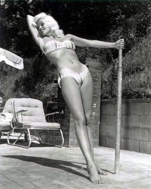 Jayne Mansfield in a bikini
