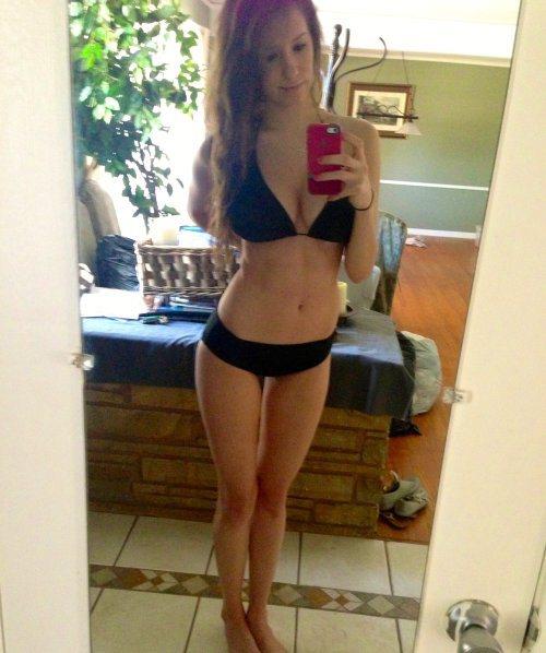 Anonymous in a bikini