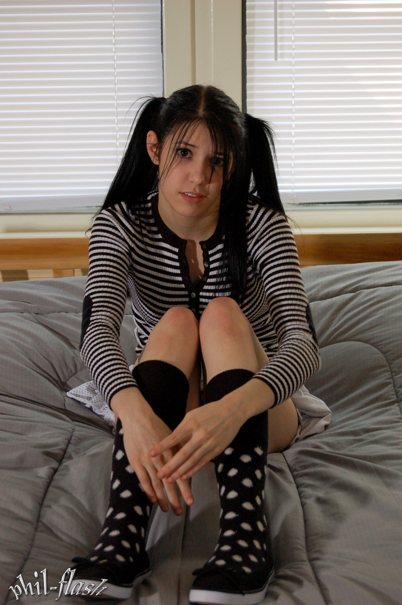 Alt Teen With Pigtails