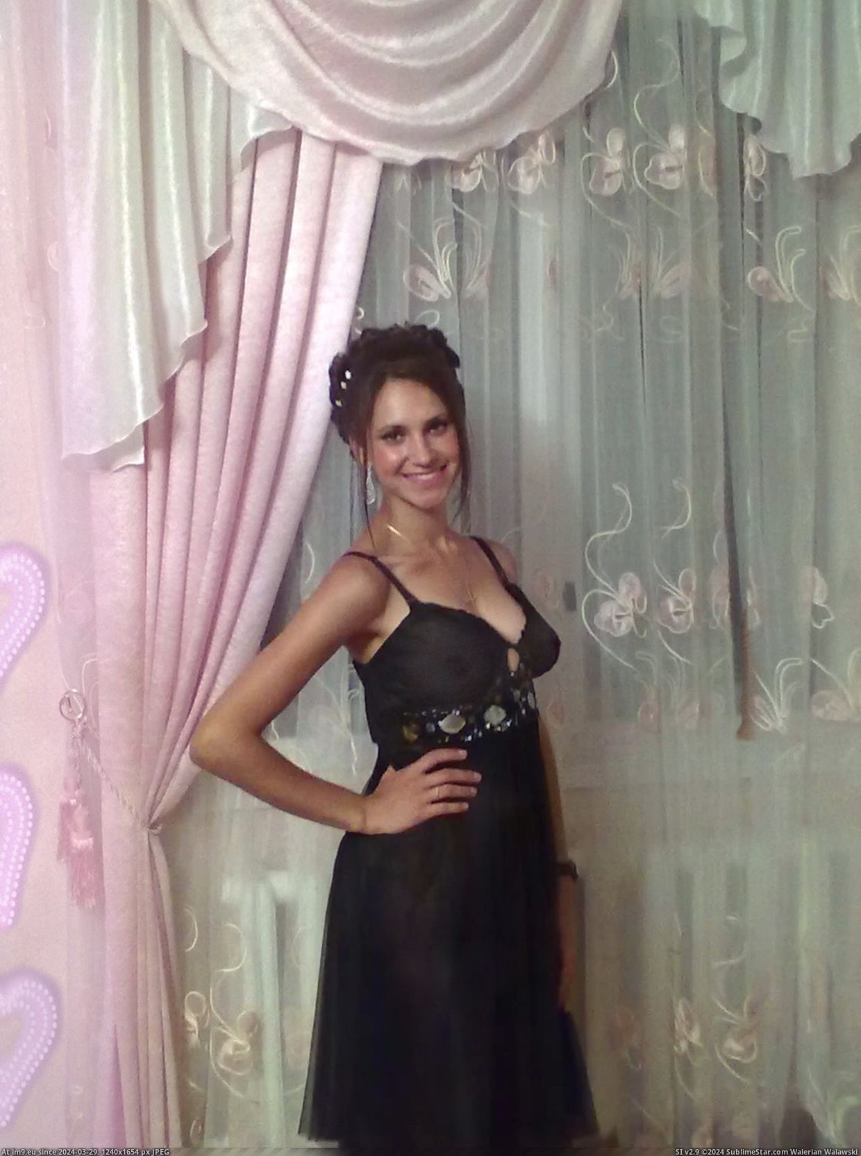 Prostitute Alisa Korzh in the brothel