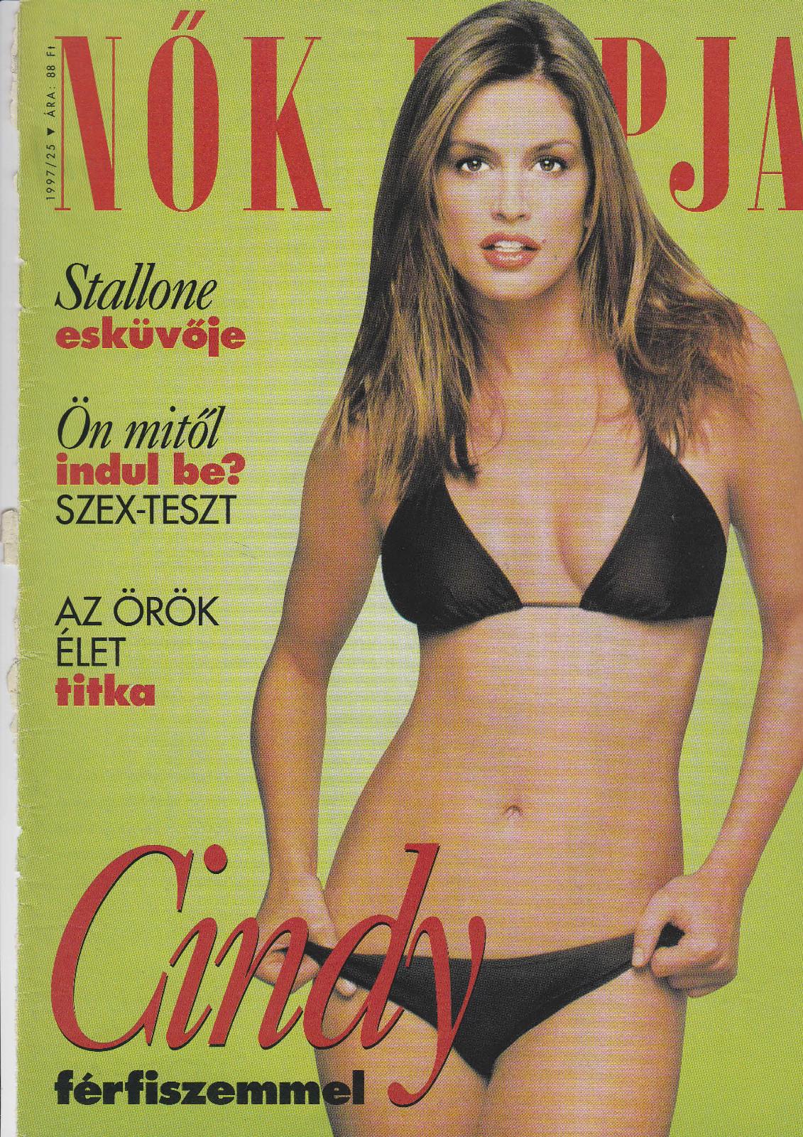 Cindy Crawford in a bikini