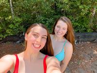 Anonymous in a bikini