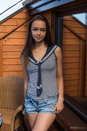 Karina Baru Nude Pictures On The Deck