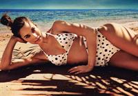 Astrid Høgsted in a bikini