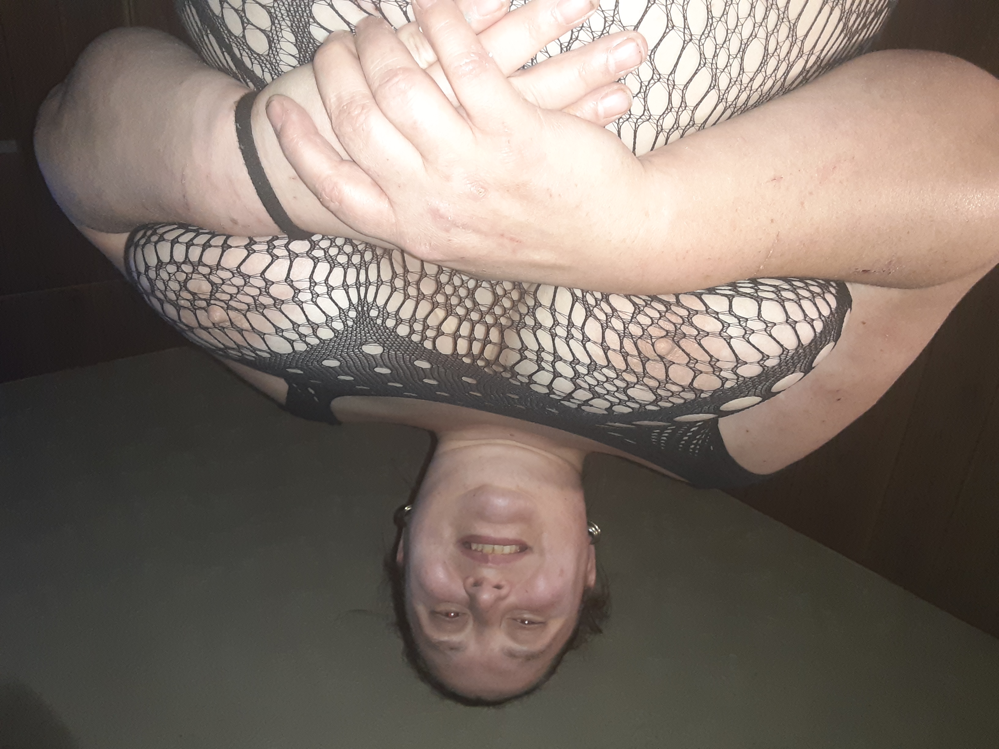 Kati Read F cup tits in sexy lingerie. 