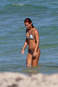 Aliona Vilani in a bikini