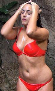 Nadia Forde in lingerie