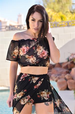 Ashley FTV Nude Pictures Beauty Poolside
