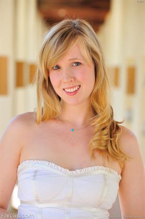 Emilee licks a toy and puts it in her cooter