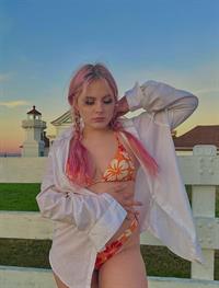 Daryna Popach in a bikini