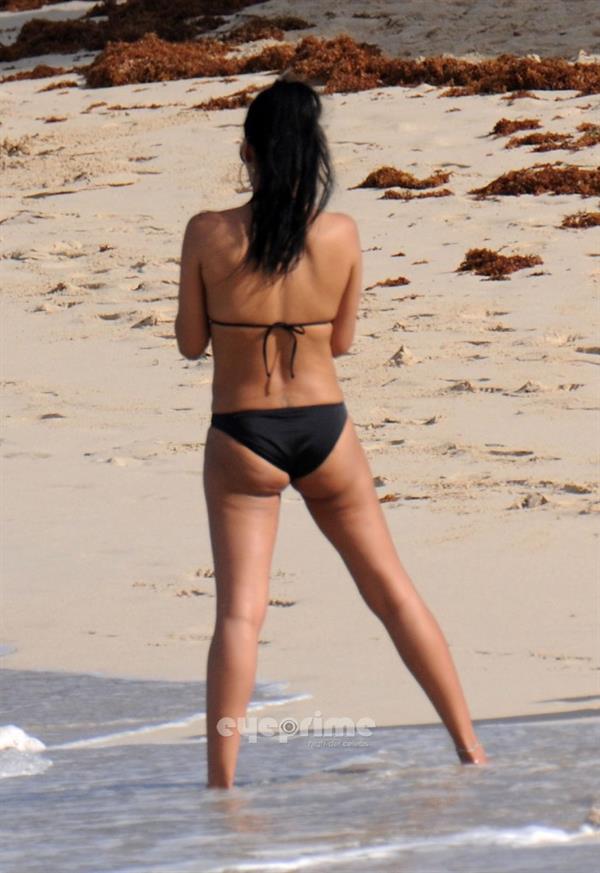 Kimora Lee Simmons in a bikini - ass