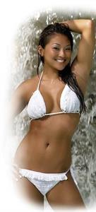 Erika Fong in a bikini