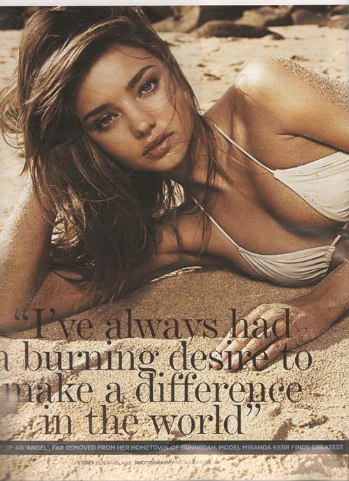 Miranda Kerr in a bikini