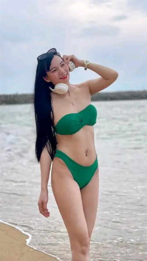 Anonymous in a bikini