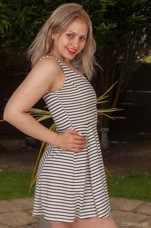 Georgia's Striped Dress