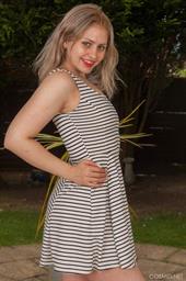 Georgia's Striped Dress