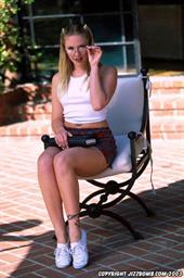 Blondie in glasses goes for a cum high