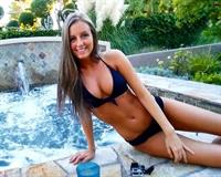 Cecilie Nordahl in a bikini