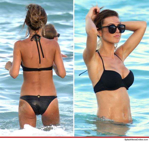 Audrina Patridge in a bikini - ass