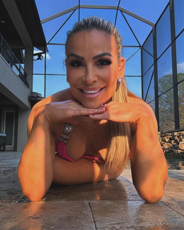 Natalya Neidhart in a bikini