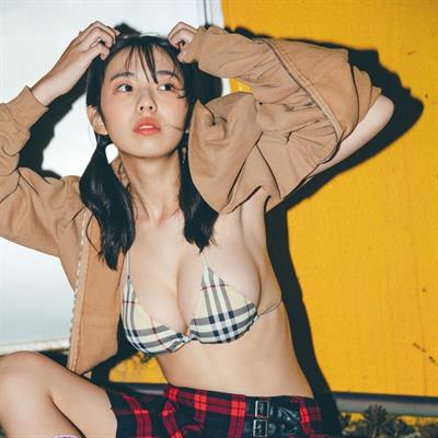 Hina Kikuchi in a bikini