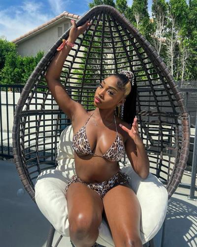 Indiyah Polack in a bikini