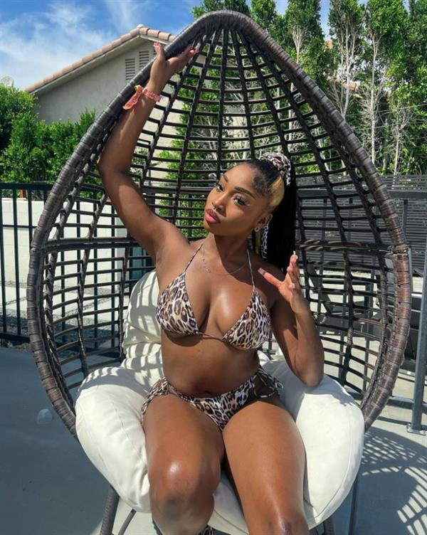 Indiyah Polack in a bikini