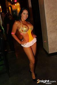 Andrea Calle in a bikini