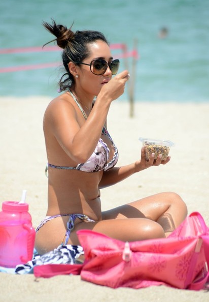 Andrea Calle in a bikini