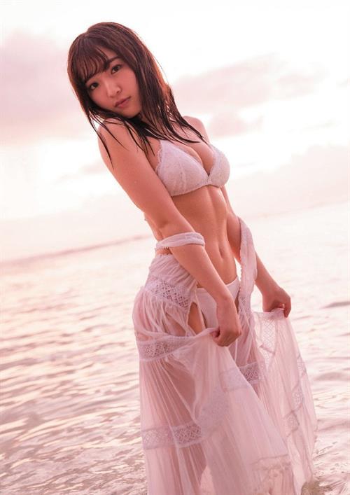 Moe Toyota in a bikini in lingerie