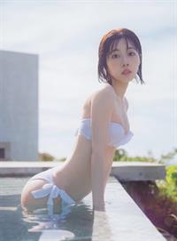 Karin Isobe in a bikini