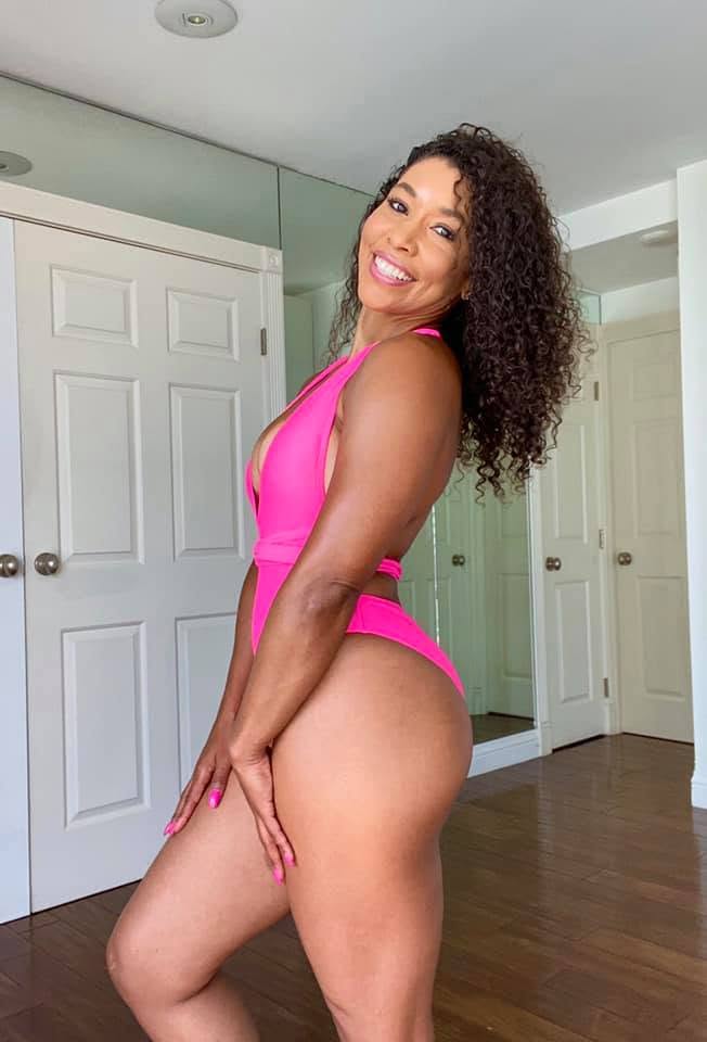 Jeanette Jenkins in a bikini