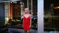 Pornstar Pink Babe in the movie  Red Blaze Strip Night 