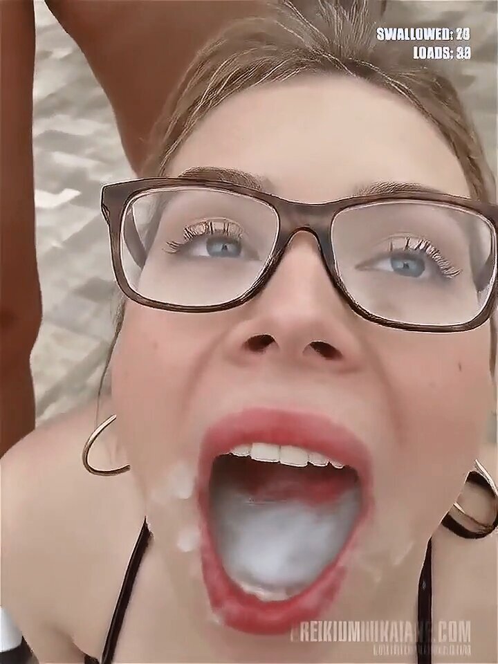 Finnish busty cumslut JenKowski bukkake cum swallow gallery