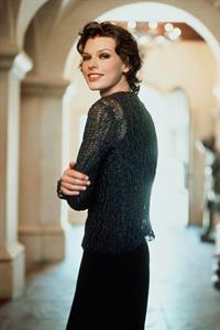 Milla Jovovich in a bikini